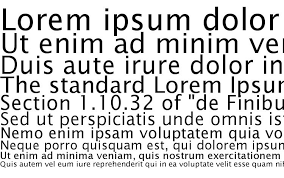 Czcionka Office Type Sans C